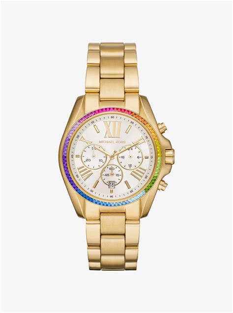 rainbow michael kors watch